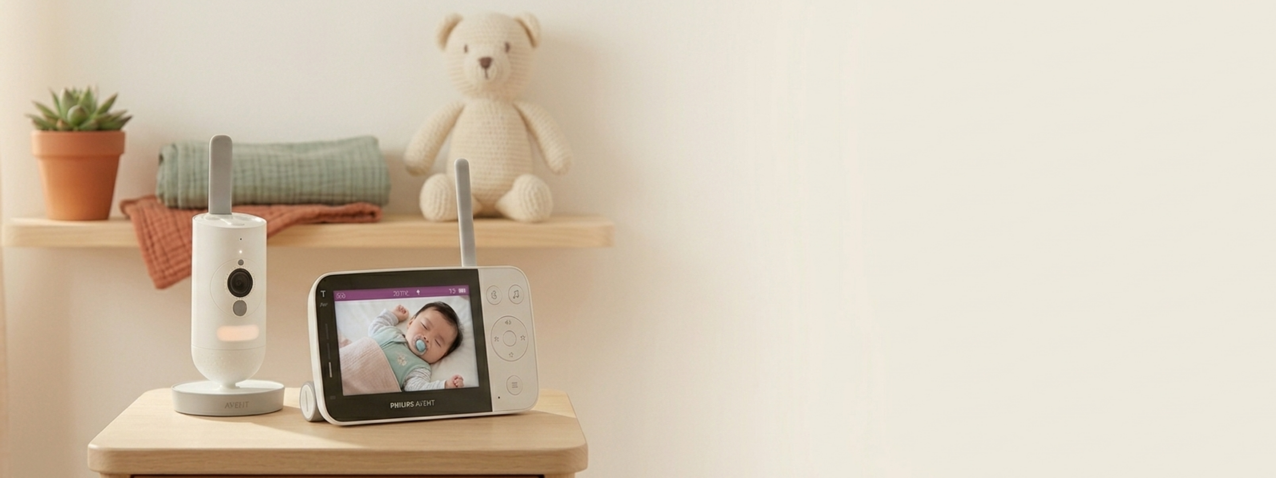 Philips Avent SCD951 babyfoon met app en ouderunit